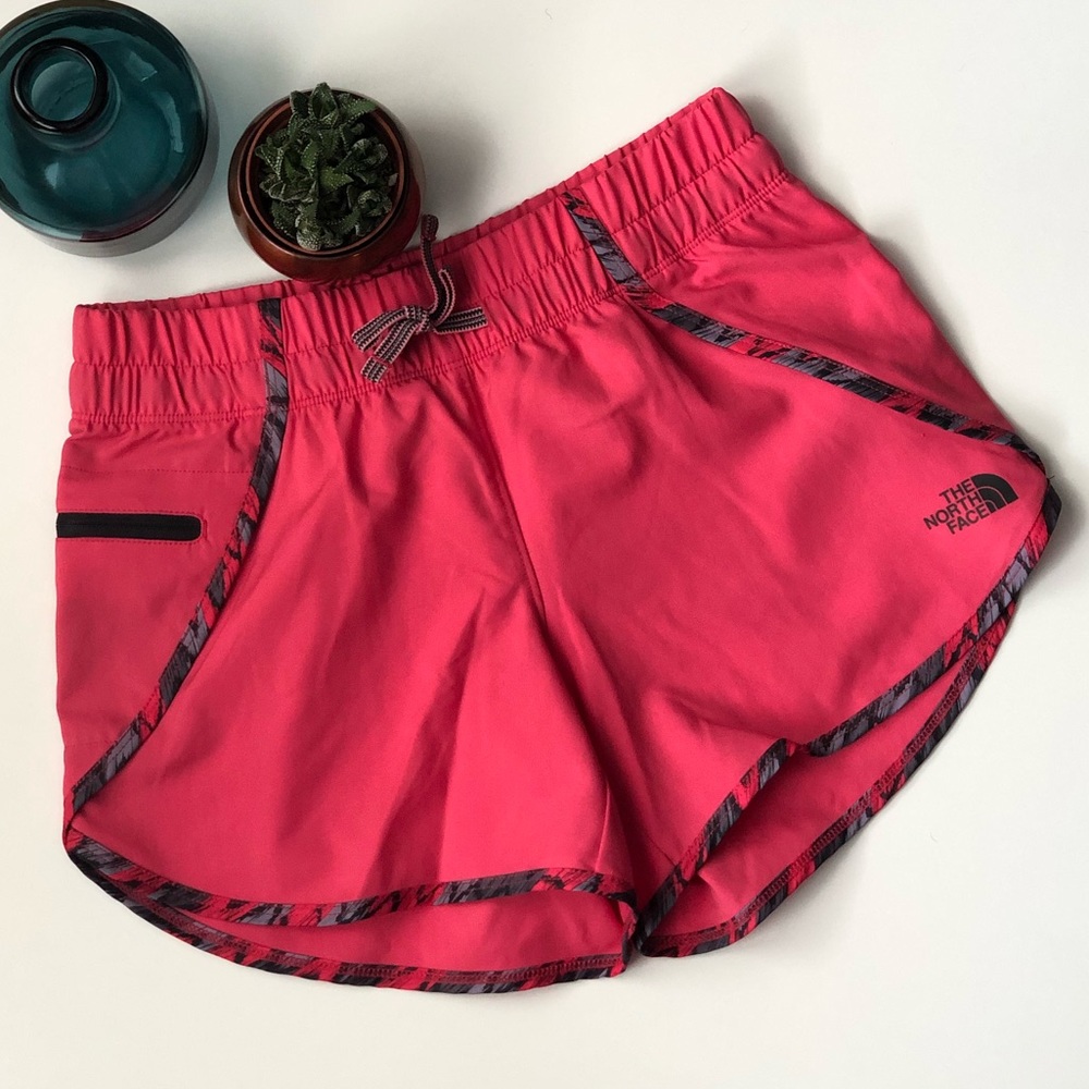 North Face Pink Athletic Shorts